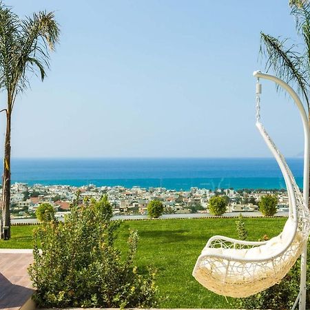 Villa Emilia I Luxury, Amazing Seaview, Next To The Town Kíssamos Eksteriør billede