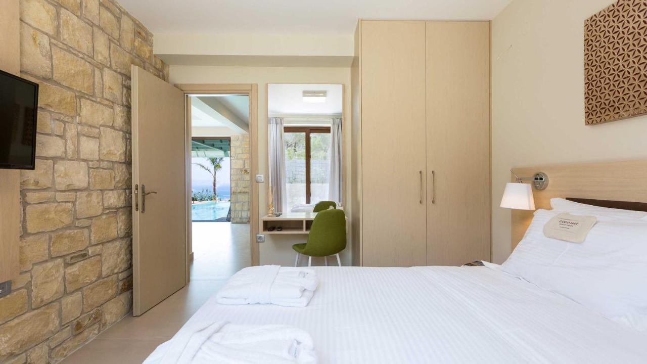 Villa Emilia I Luxury, Amazing Seaview, Next To The Town Kíssamos Eksteriør billede