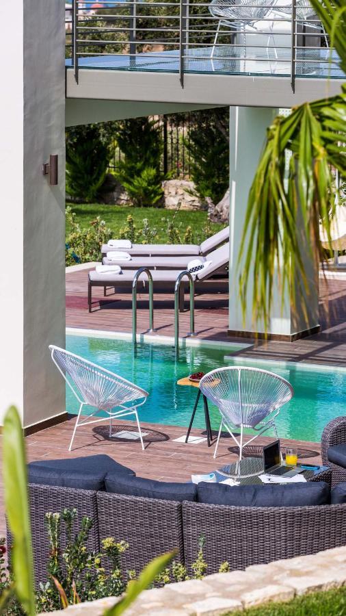 Villa Emilia I Luxury, Amazing Seaview, Next To The Town Kíssamos Eksteriør billede